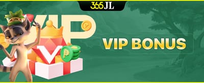 VIP Bonus promotional banner for Jili Games